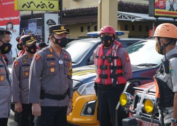 Supervisi ke Polres Maros, Biro Ops Polda Sulsel Cek Kesigapan Penanggulan Bencana di Maros