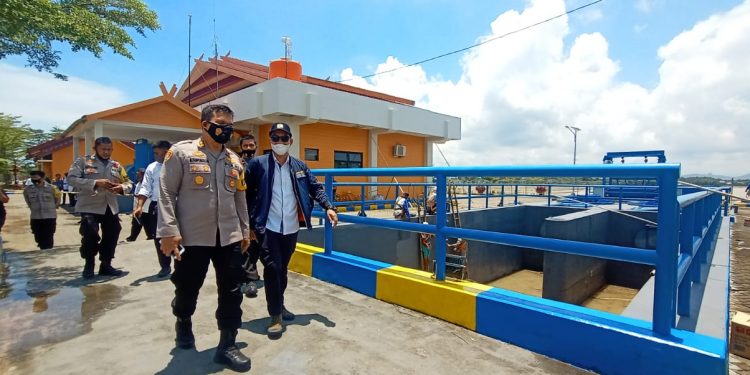 Jelang Kunjungan Kerja Presiden, Kapolres Maros Pantau Lokasi Bendungan Nipa-Nipa
